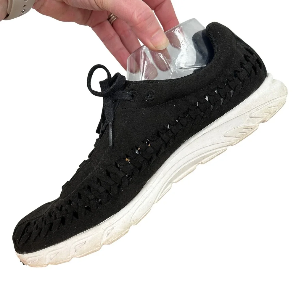 Nike Mayfly Woven Sneaker Mens 10.5 Black Lace Up Running‎ Training Casual Shoes